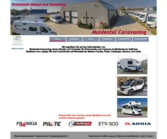 Muldental-Caravaning.de(Muldental-Caravaning Wohnmobil und Caravan) Screenshot