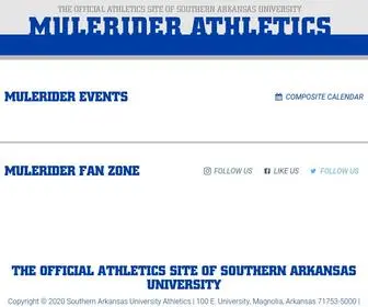Muleriderathletics.com(Southern Arkansas University Athletics) Screenshot