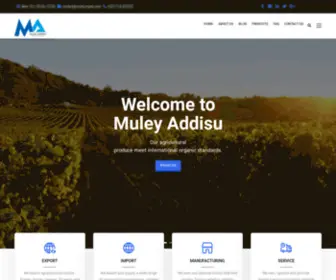 Muleyimpex.com(Import and Export Company) Screenshot