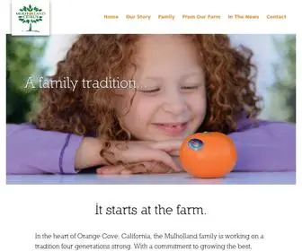 Mulhollandcitrus.com(Mulholland Citrus Delite) Screenshot