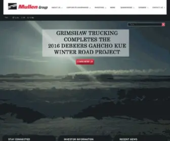 Mullen-Group.com(Mullen group) Screenshot