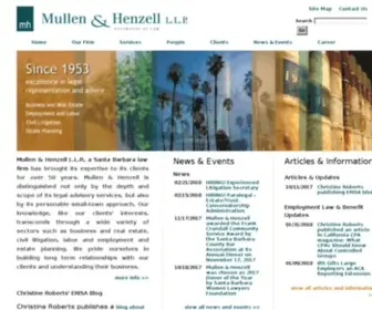 Mullenlaw.com(Mullen & Henzell L.L.P) Screenshot