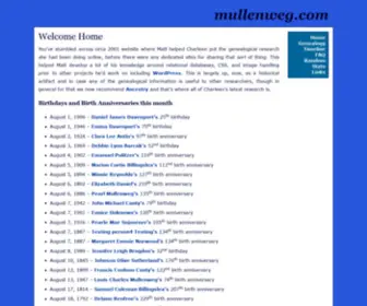 Mullenweg.com(Billingslea) Screenshot