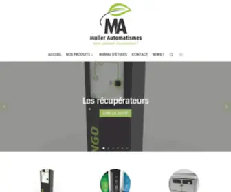 Muller-Automatismes.com(Muller Automatismes) Screenshot