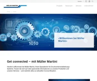 Mullermartini.com(Muller Martini) Screenshot
