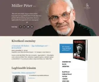 Mullerpeter.hu(Müller Péter) Screenshot