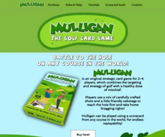 Mulligancardgame.com(The Golf Card Game) Screenshot