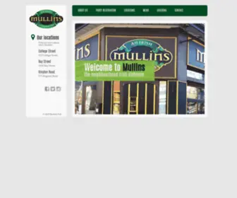 Mullinspub.com(The neighbourhood irish alehouse) Screenshot