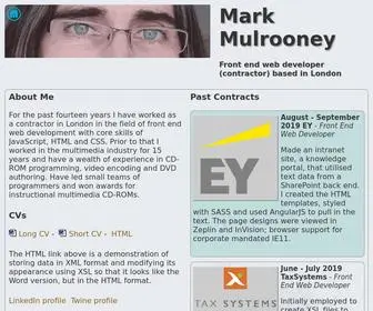 Mulrooney.co.uk(Mark Mulrooney) Screenshot