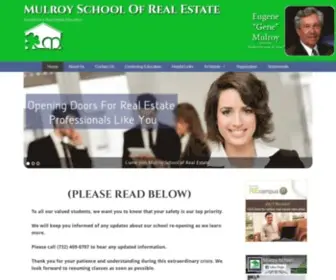 Mulroyschoolofrealestate.com(Mulroy School Of Real Estate) Screenshot