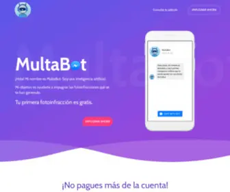 Multabot.com(Impugna tus multas) Screenshot