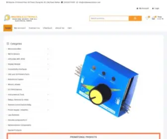 Multanelectronics.com(Buy Online Electronics Parts) Screenshot