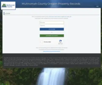 Multcoproptax.com(Multnomah Public Access) Screenshot