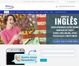 Multcursos.com.br(Multcursos Educação Profissional) Screenshot