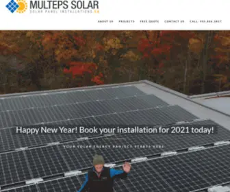 Multeps.ca(Solar Panel Installation) Screenshot