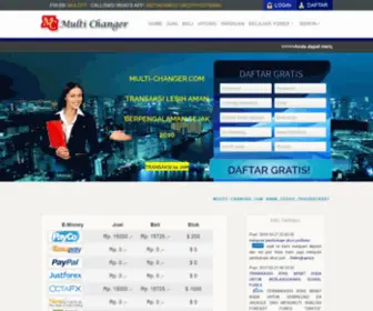 Multi-Changer.com(EXCHANGER FBS INDONESIA BANK LOKAL) Screenshot