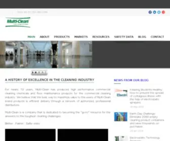 Multi-Clean.com(Multi-Clean Commercial Cleaning Chemicals by Multi-Clean) Screenshot