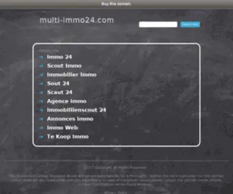 Multi-Immo24.com(Immobilienmarkt für Deutschland) Screenshot