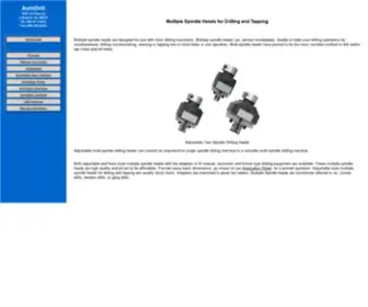 Multi-Spindle-Heads.com(Multiple Spindle Drill Heads for Production Drilling) Screenshot