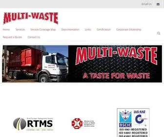 Multi-Waste.co.za(Multi Waste) Screenshot