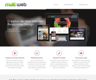 Multi-Web.fr(Agence de communication web Multi Web à Mende et Agen) Screenshot