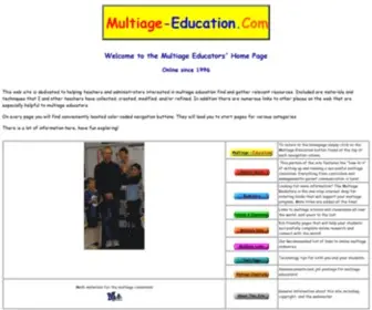 Multiage-Education.com(Multiage Education) Screenshot