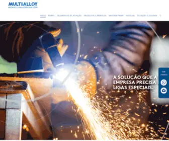 Multialloy.com.br(Ligas Especiais) Screenshot