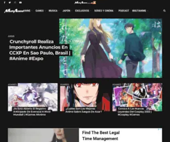 Multianime.com.mx(Las noticias mas recientes de Anime y Manga) Screenshot