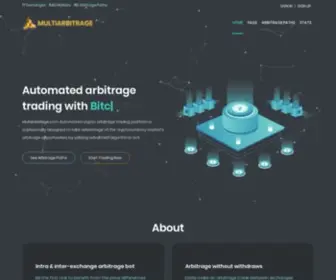 Multiarbitrage.com(Automated Crypto Arbitrage Trading Bots) Screenshot