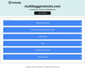Multibaggerstocks.com(Multibaggerstocks) Screenshot