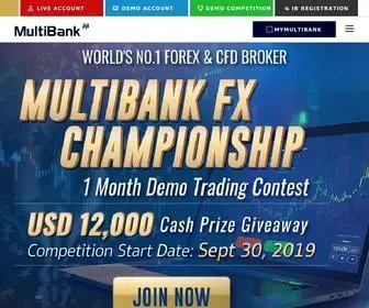 Multibankfx.com(MultiBank Group) Screenshot