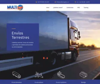 Multiboxlogistic.com(Multi-Box Logistic Corp | Envía rápido y seguro con nosotros) Screenshot