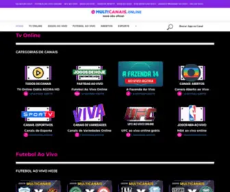 Multicanais.com(Tv online) Screenshot