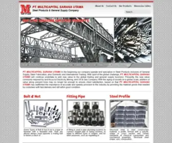 Multicapital.co.id(Steel Products & General Supply Company) Screenshot