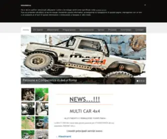 Multicar4X4.it(Allestimento fuoristrada) Screenshot