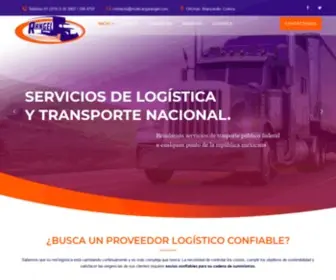 Multicargarangel.com(Multicarga Rangel. Logística y Transporte) Screenshot