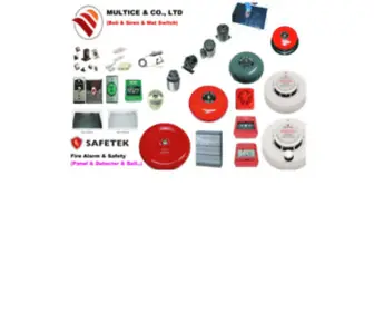 Multice.com(MULTICE-Access Control, LED Exit Button, Fire Alarm Panel, Fire Detector, Fire Call Point, Bell, Equipment Buzzer, Security Siren, Reed Switch, Nurse Call Button) Screenshot