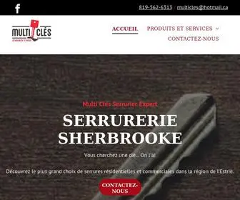 Multicles.com(Serrurerie Sherbrooke) Screenshot