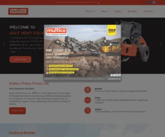 Multico.com.ph(Multico Prime Power Inc) Screenshot