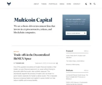 Multicoin.capital(Multicoin Capital) Screenshot