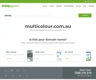 Multicolour.com.au(Crazy Domains) Screenshot