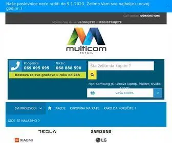 Multicom.me(Multicom Retail Podgorica) Screenshot