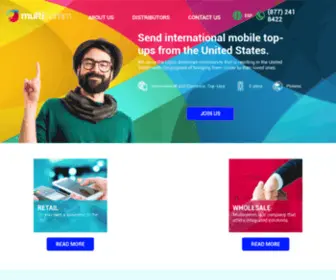 Multicommus.com(With Multicomm you can send international mobile top) Screenshot