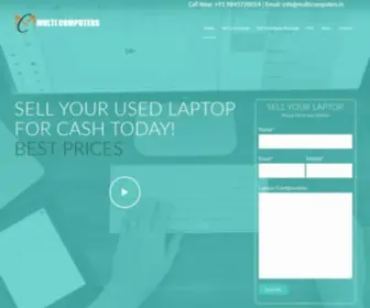 Multicomputers.in(Sell Used Laptops in Bangalore) Screenshot