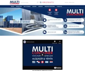 Multicontainer.com(Alquiler y venta de contenedores) Screenshot