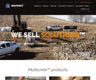 Multicretesystems.com(Multicrete Systems Inc) Screenshot