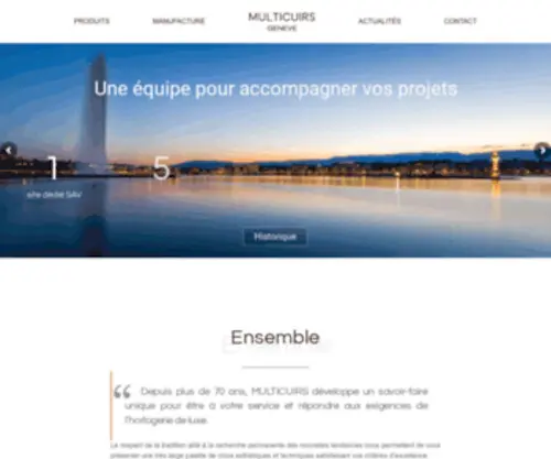 Multicuirs.ch(Home) Screenshot