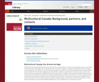 Multiculturalcanada.ca(Multi Culti Canada) Screenshot