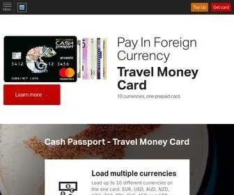Multicurrencycashpassport.com(Cash Passport) Screenshot