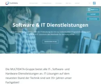 Multidata.lu(Informatikunternehmen Luxemburg) Screenshot